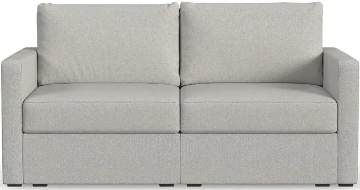 Flex Taupe Modular Loveseat