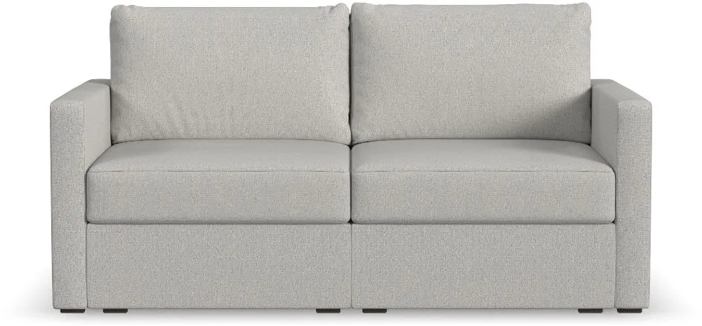 Flex Taupe Modular Loveseat