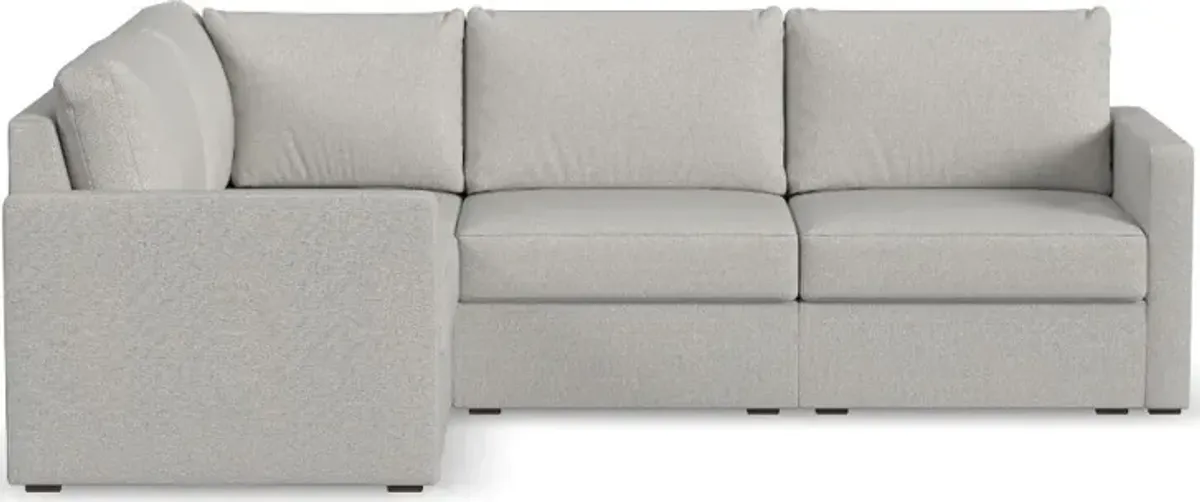 Flex Taupe 4-Seat Modular Sectional