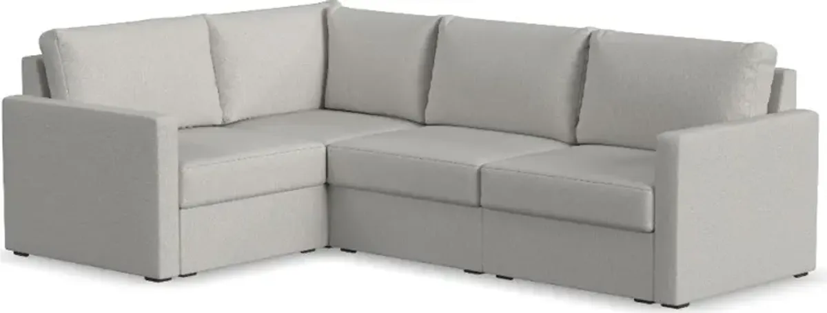 Flex Taupe 4-Seat Modular Sectional