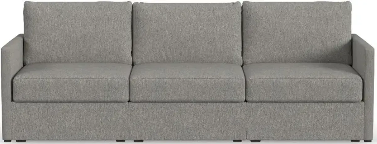 Flex Gray Modular Sofa with Narrow Arm