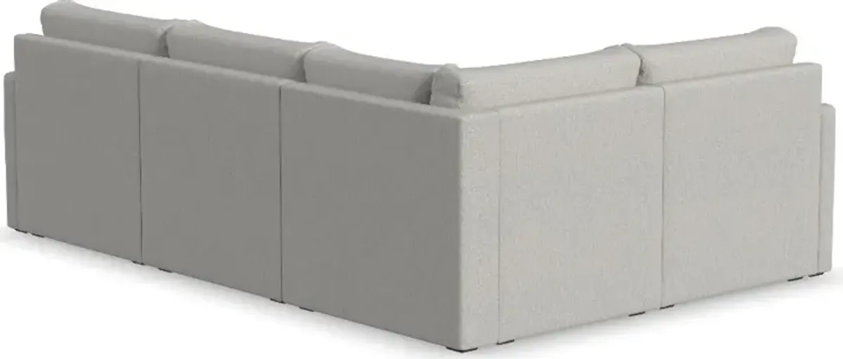 Flex Taupe 4-Seat Modular Sectional