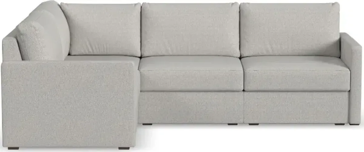 Flex Taupe 4-Seat Modular Sectional