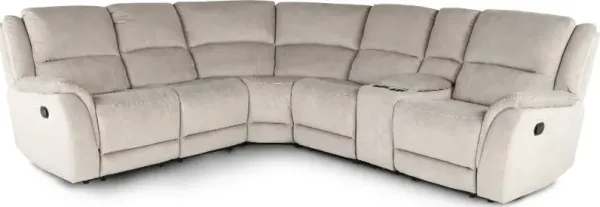 Aspen Latte 6-Piece Reclining Sectional