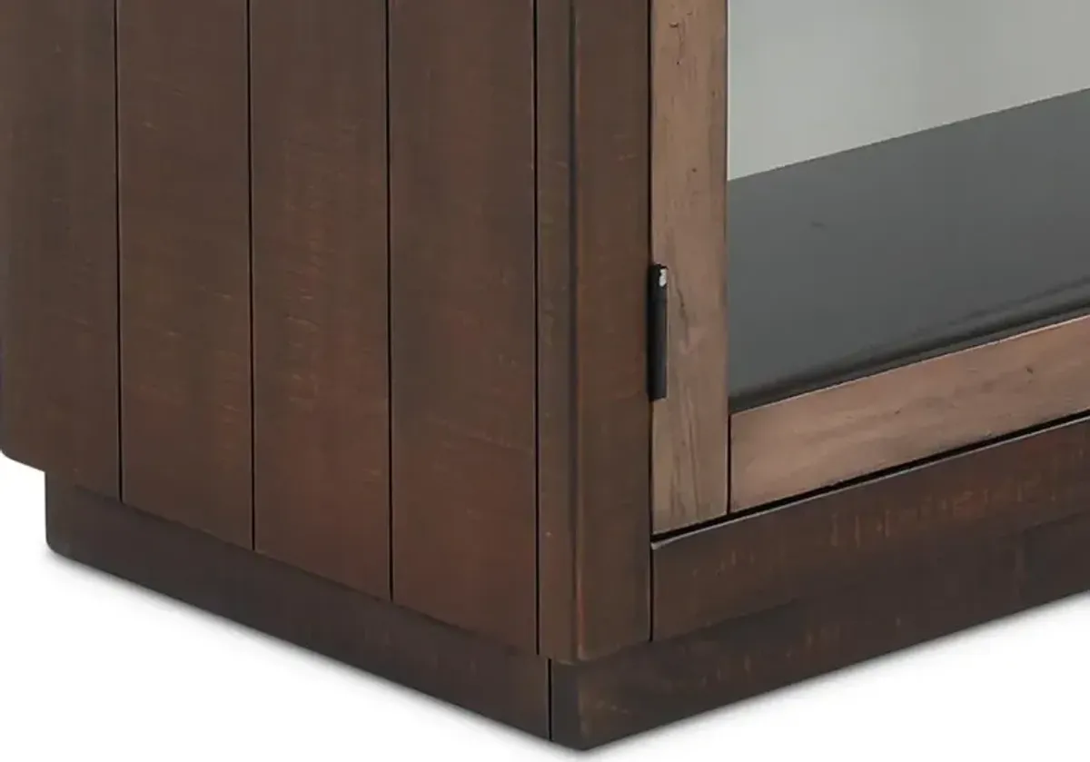 Boise Two-Tone Brown Cabinet