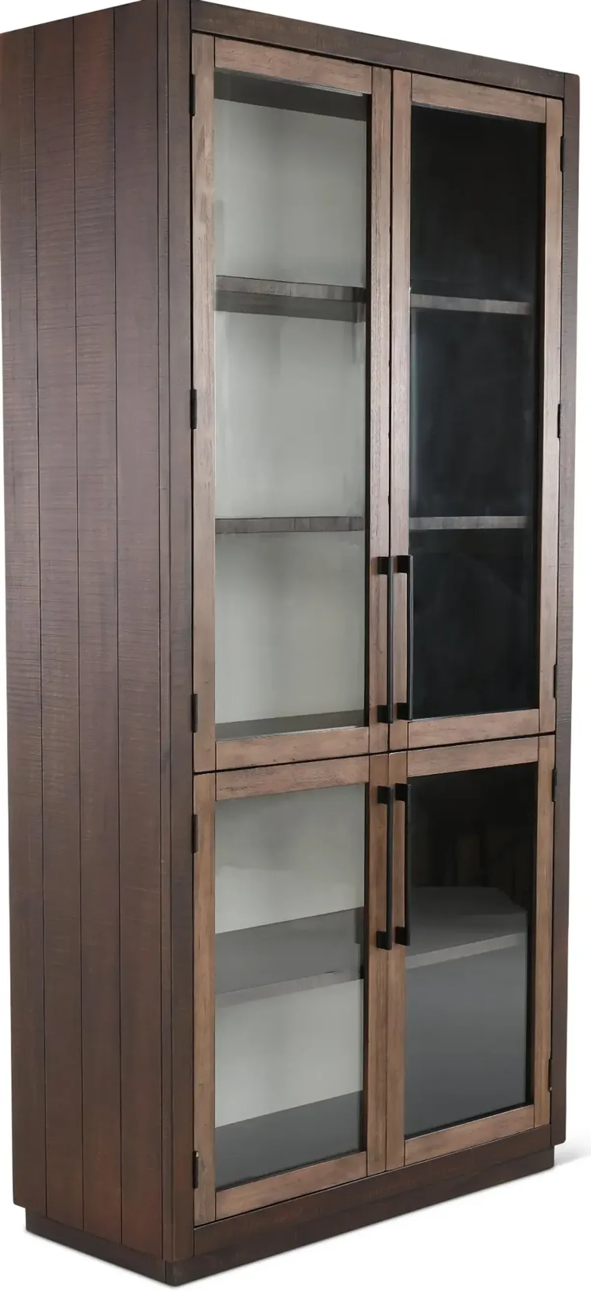 Boise Two-Tone Brown Cabinet