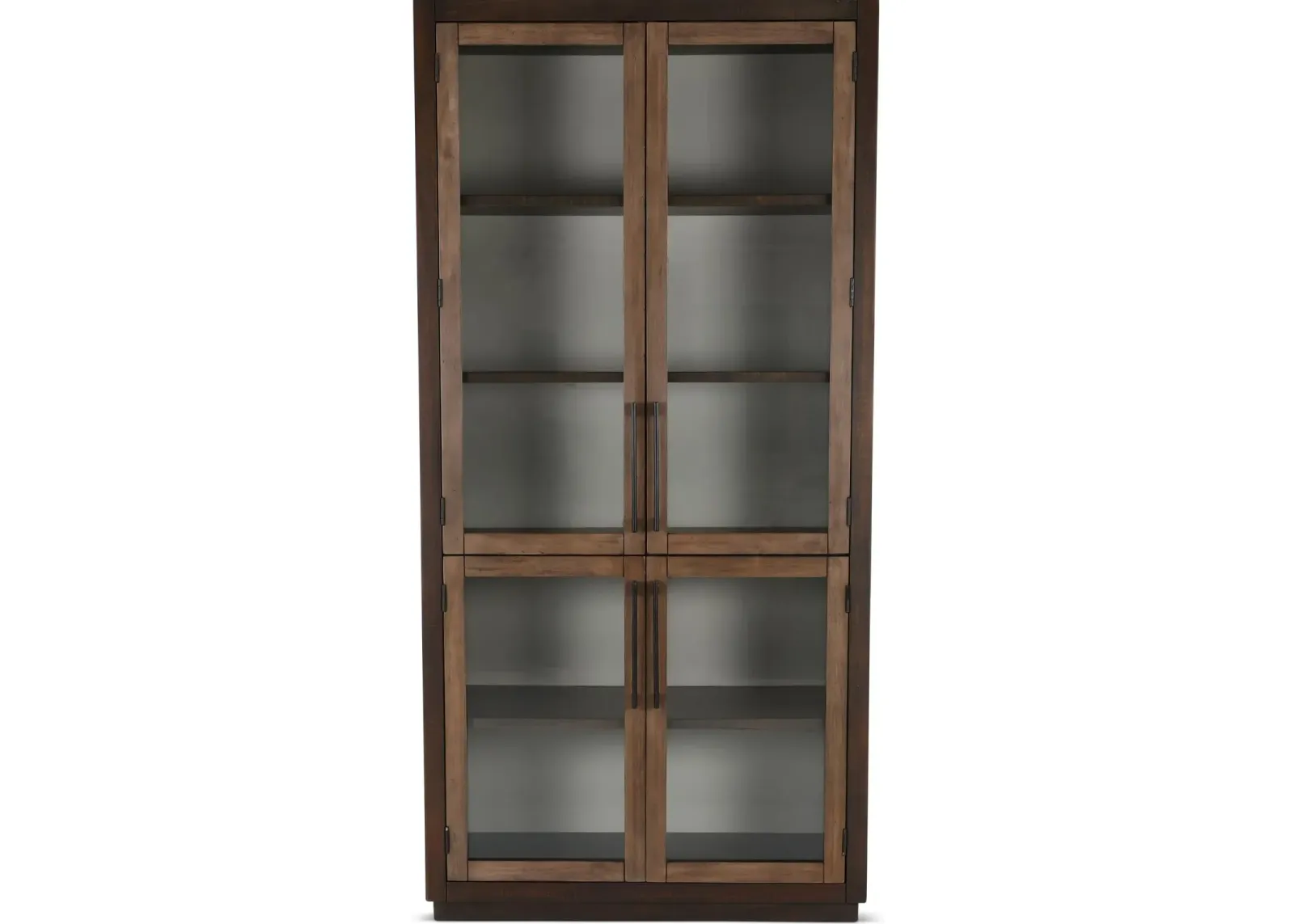 Boise Two-Tone Brown Cabinet