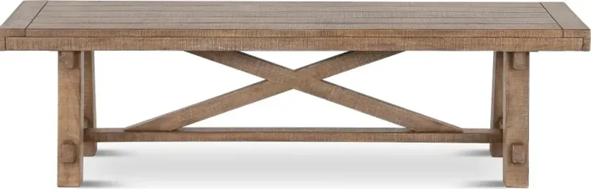 Cassie Natural Dining Bench