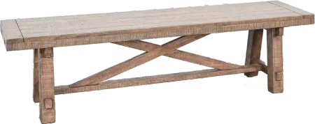 Cassie Natural Dining Bench