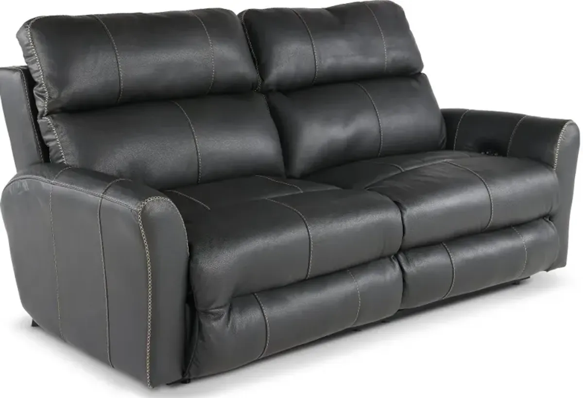Fredda Gray Power Reclining Sofa