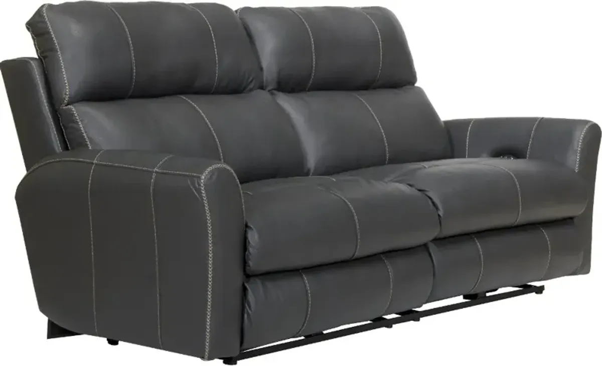 Fredda Gray Power Reclining Sofa