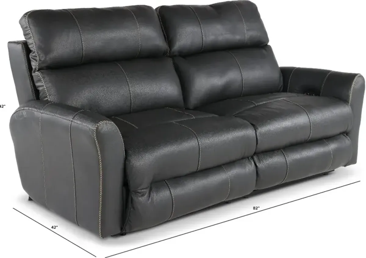 Fredda Gray Power Reclining Sofa