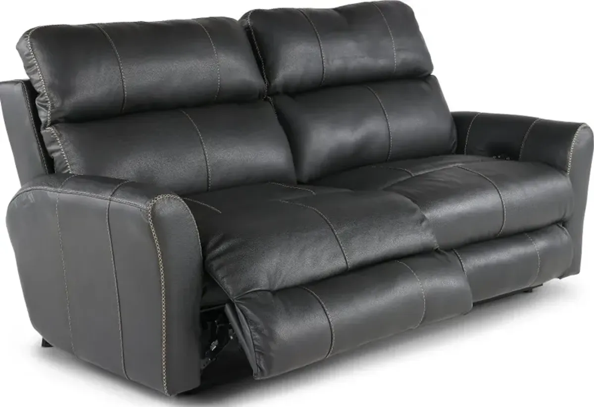 Fredda Gray Power Reclining Sofa