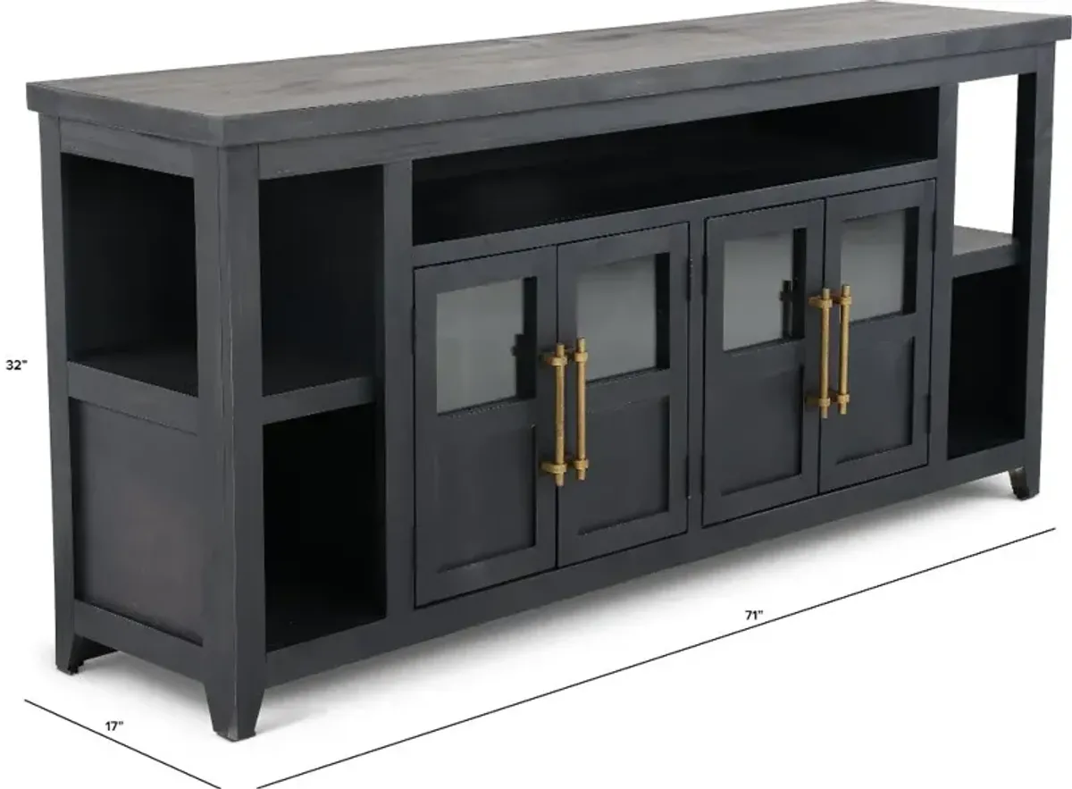 Taylor Charcoal 71" TV Stand