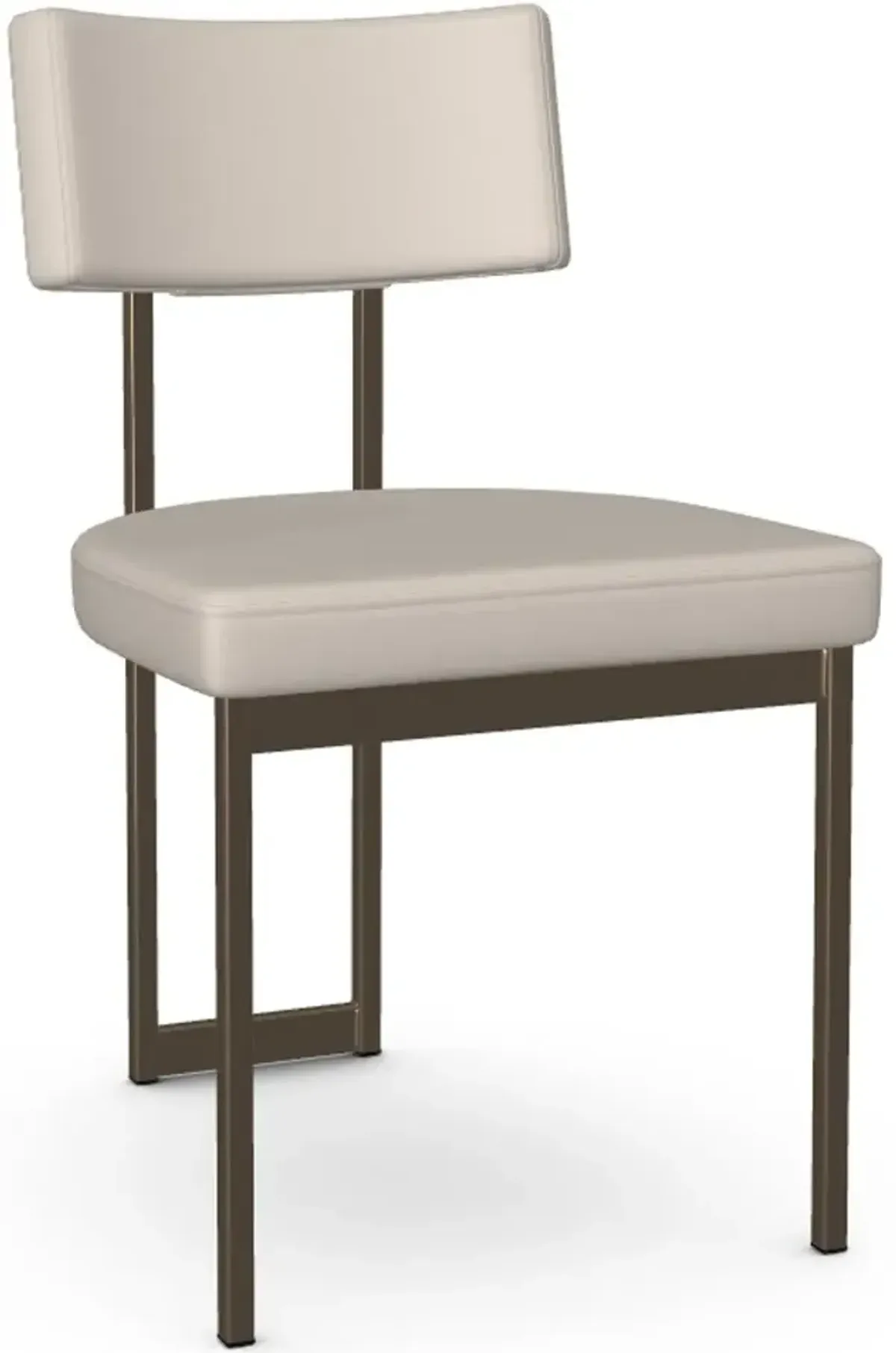 Ellington White and Bronze Dining Chair