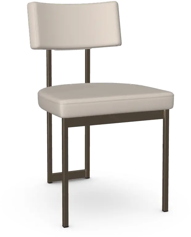 Ellington White and Bronze Dining Chair