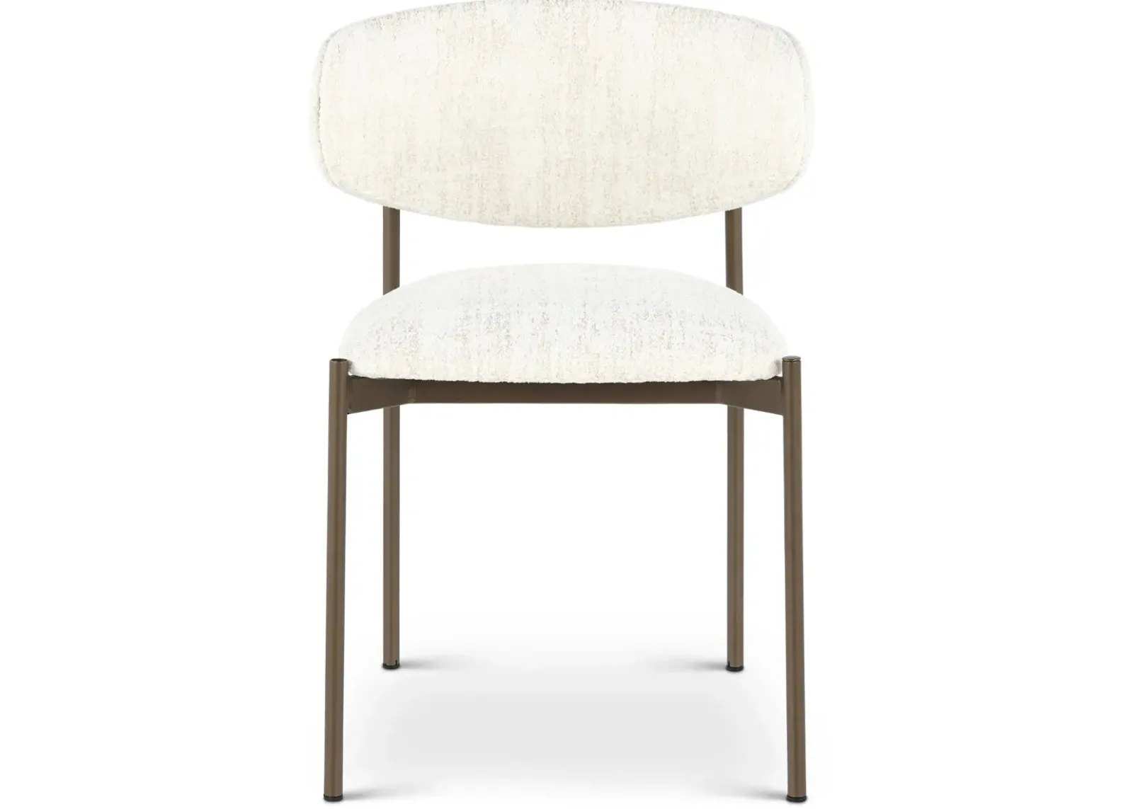 Ellington White and Bronze Dining Chair