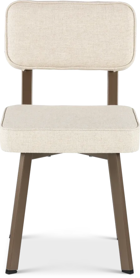 Ellington Beige and Bronze Dining Chair