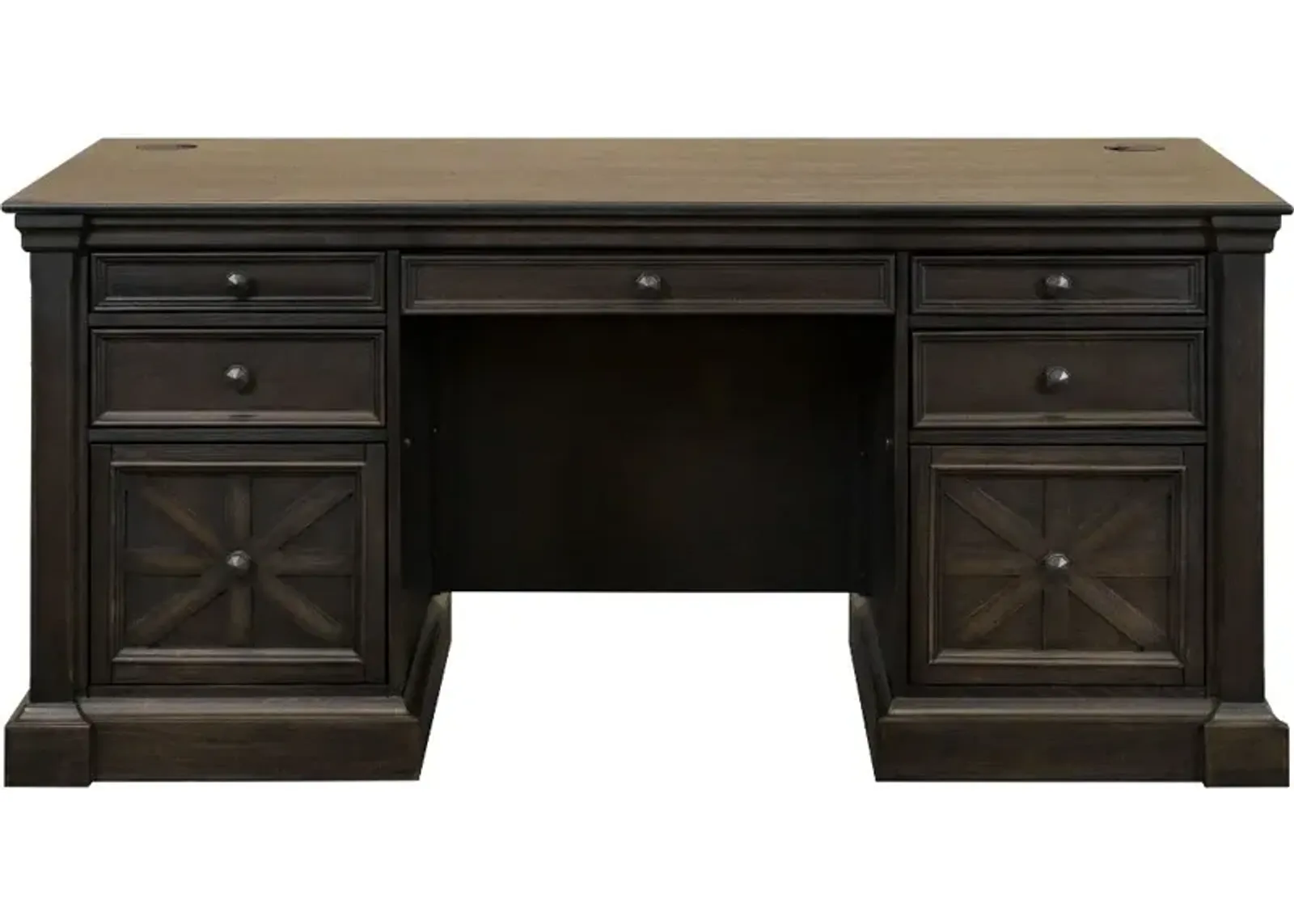 Kingston Dark Chocolate Executive Desk