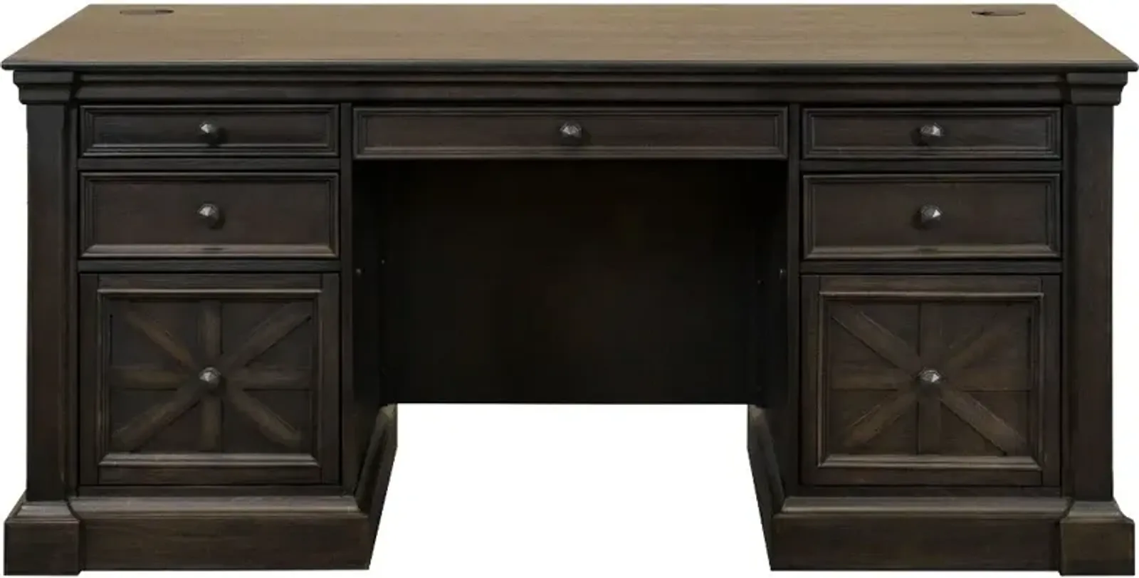 Kingston Dark Chocolate Executive Desk