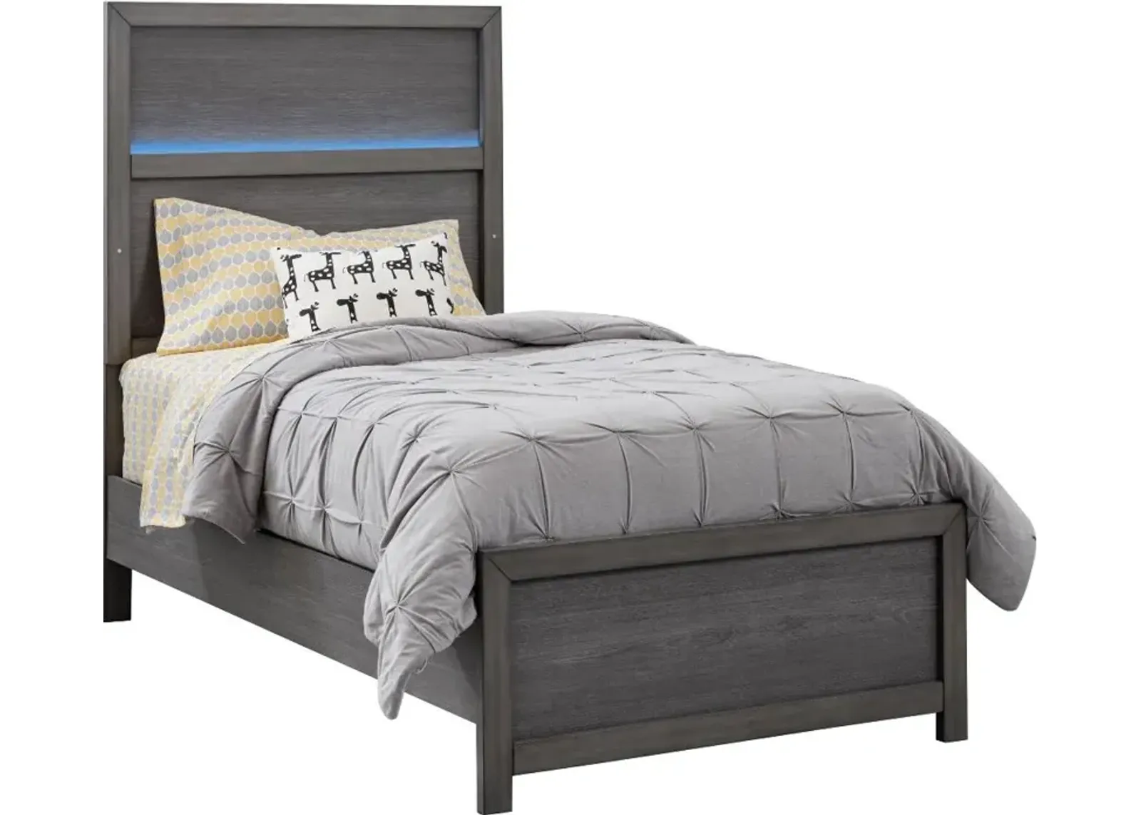 Westpoint Gray Twin Bed