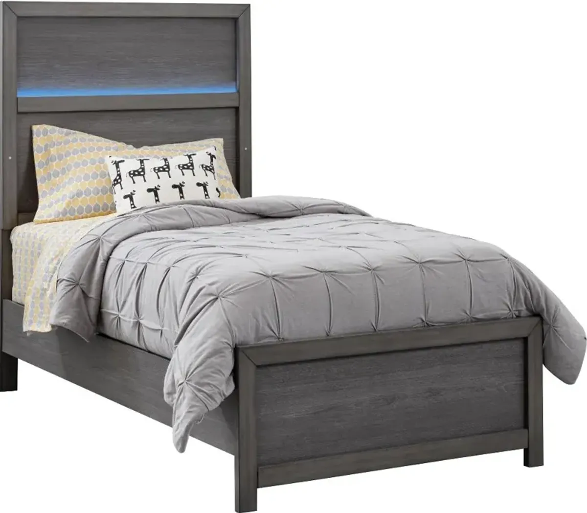 Westpoint Gray Twin Bed