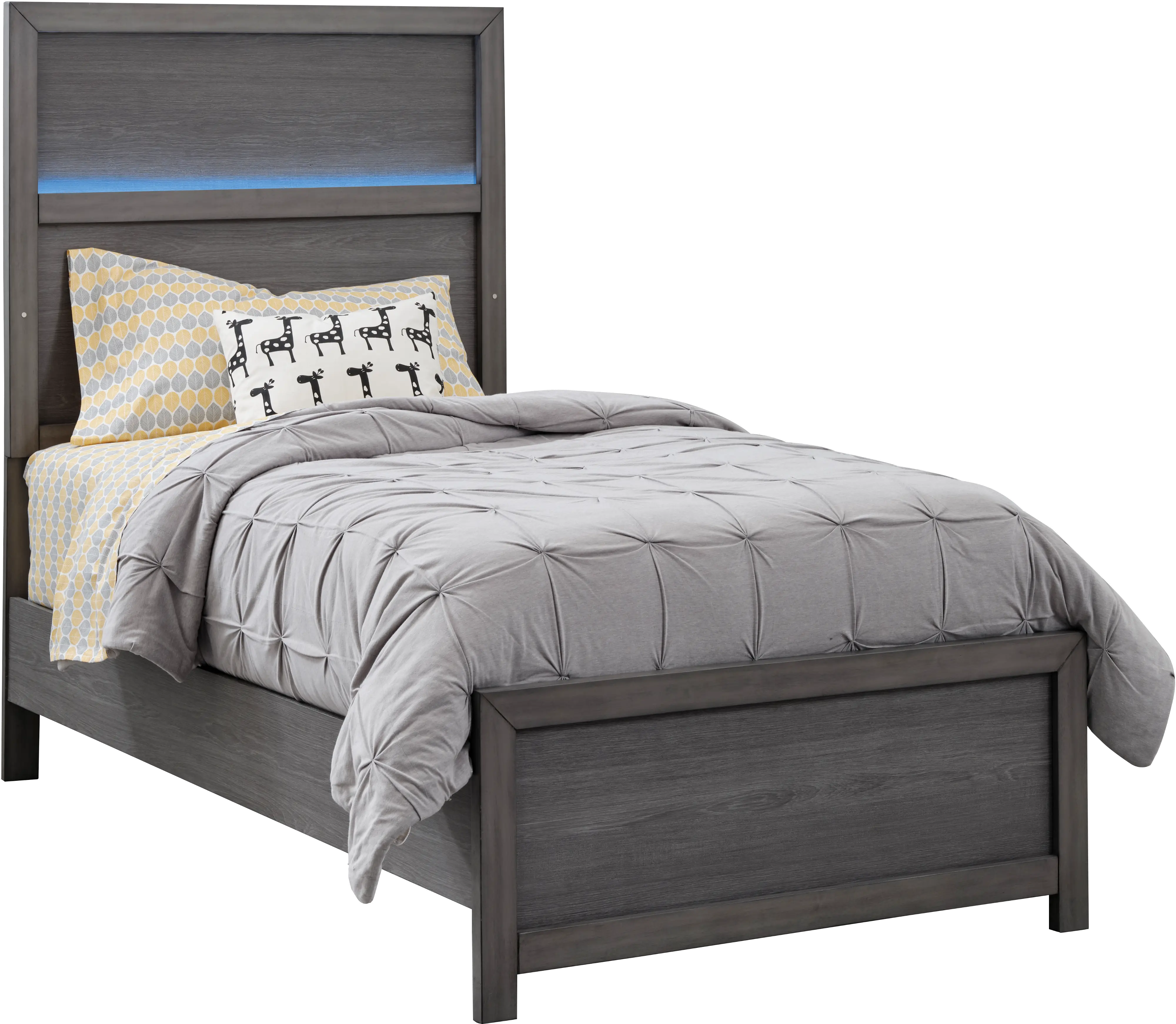 Westpoint Gray Twin Bed