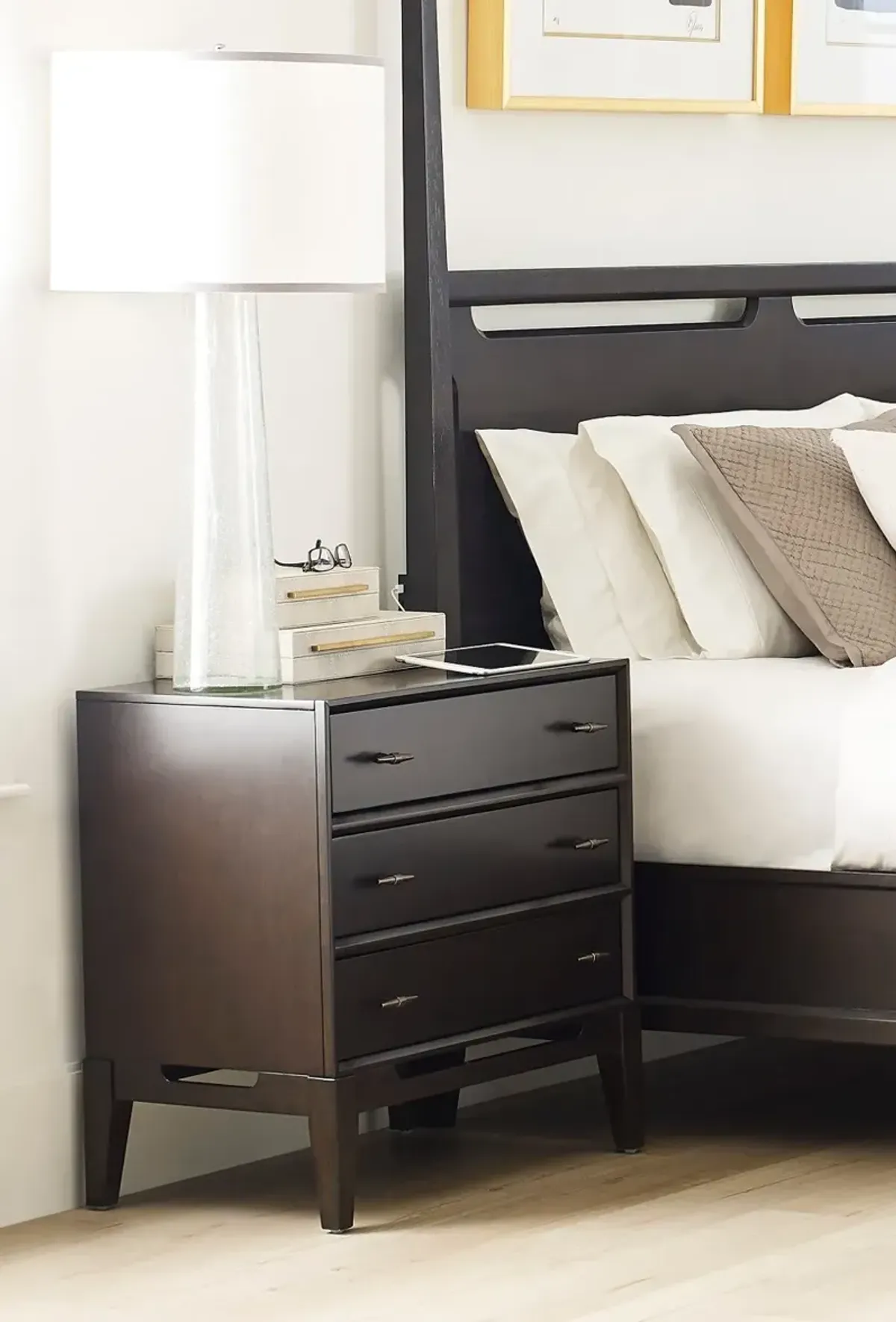 Sutton Dark Brown Nightstand