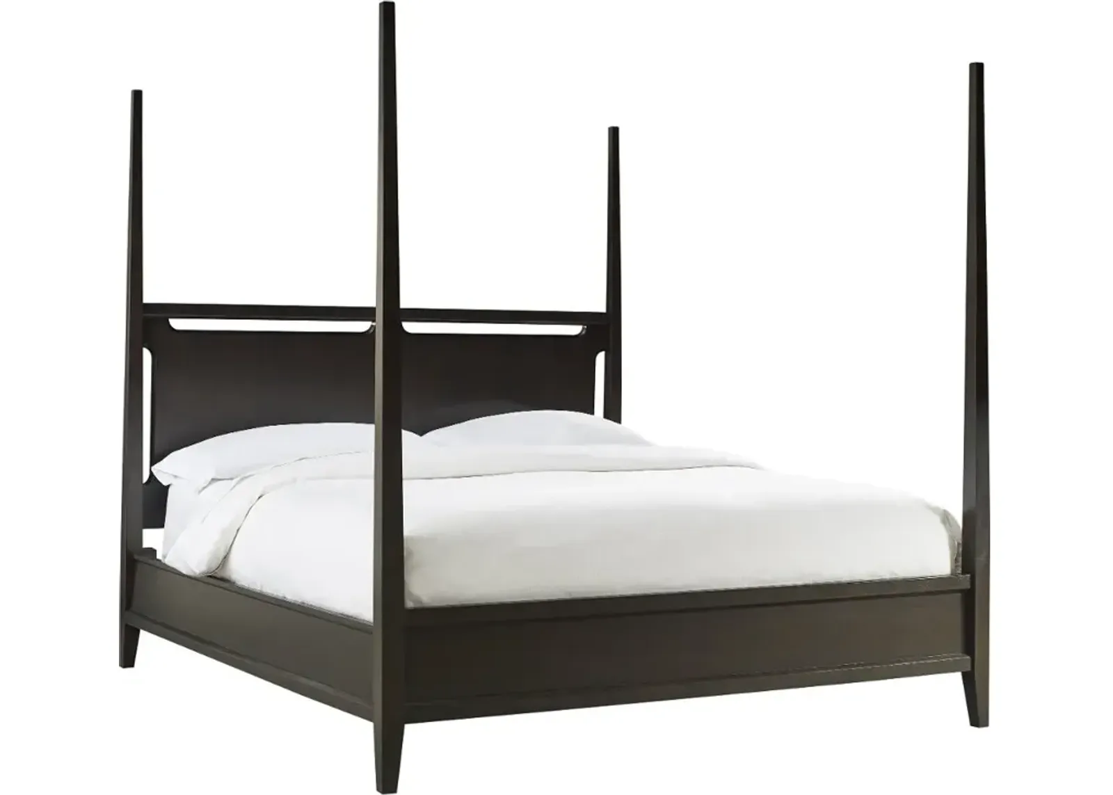 Sutton Dark Brown King Poster Bed