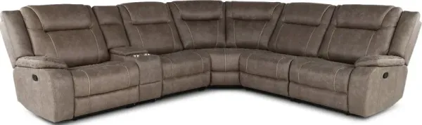 Blake Desert Taupe 6-Piece Reclining Sectional