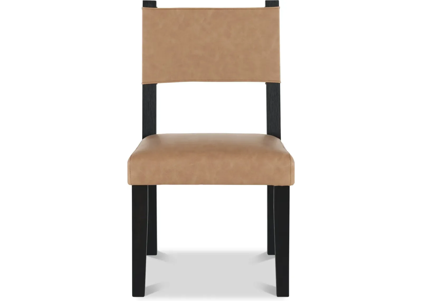 Aubrey Tan and Black Dining Chair