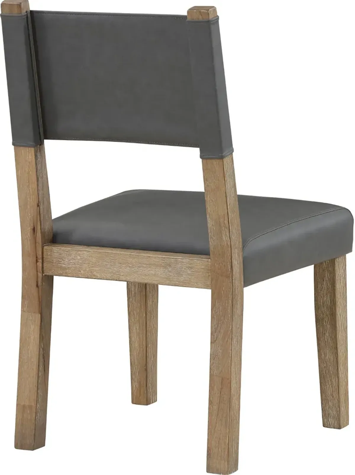 Aubrey Driftwood and Gray Dining Chair