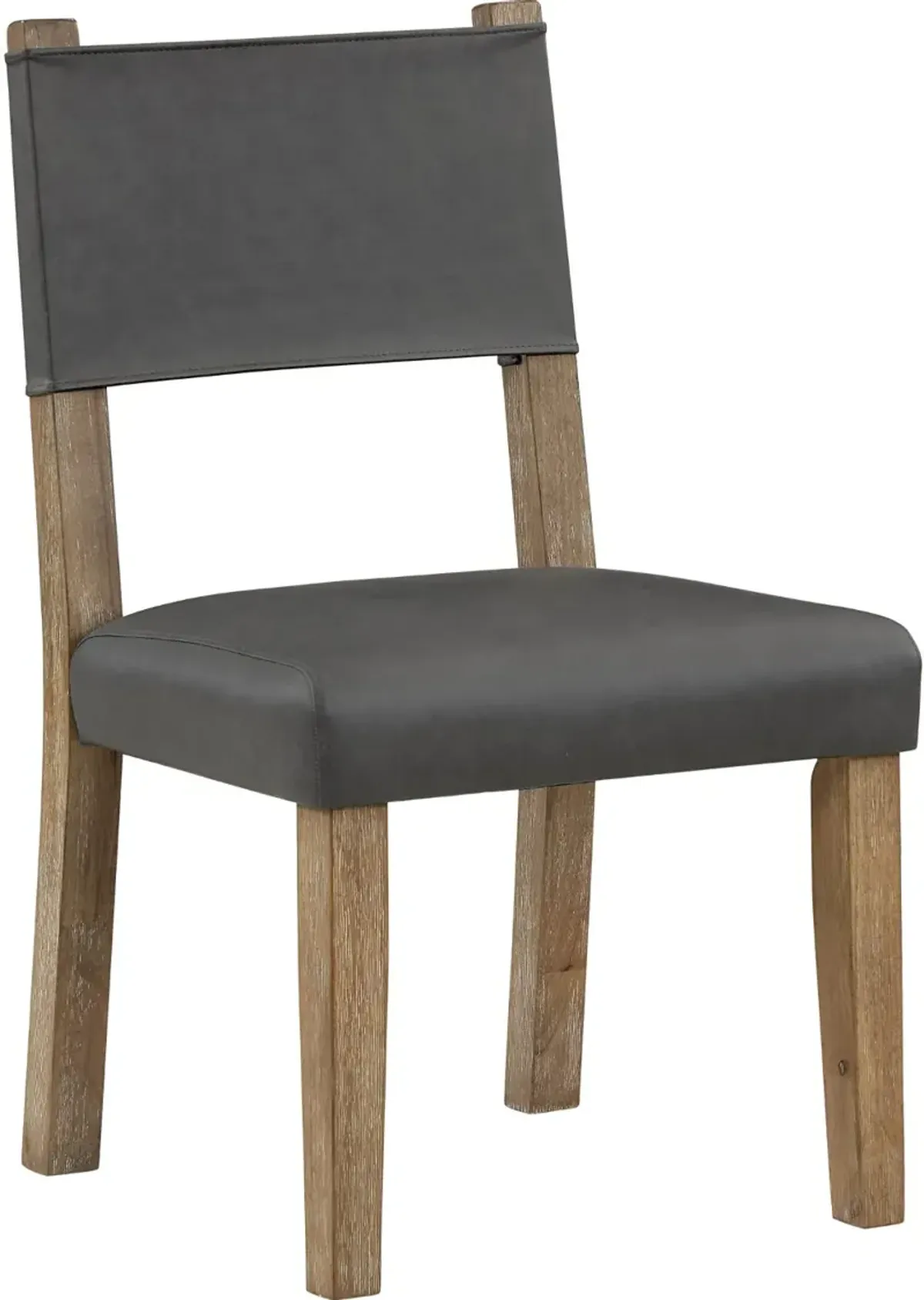 Aubrey Driftwood and Gray Dining Chair