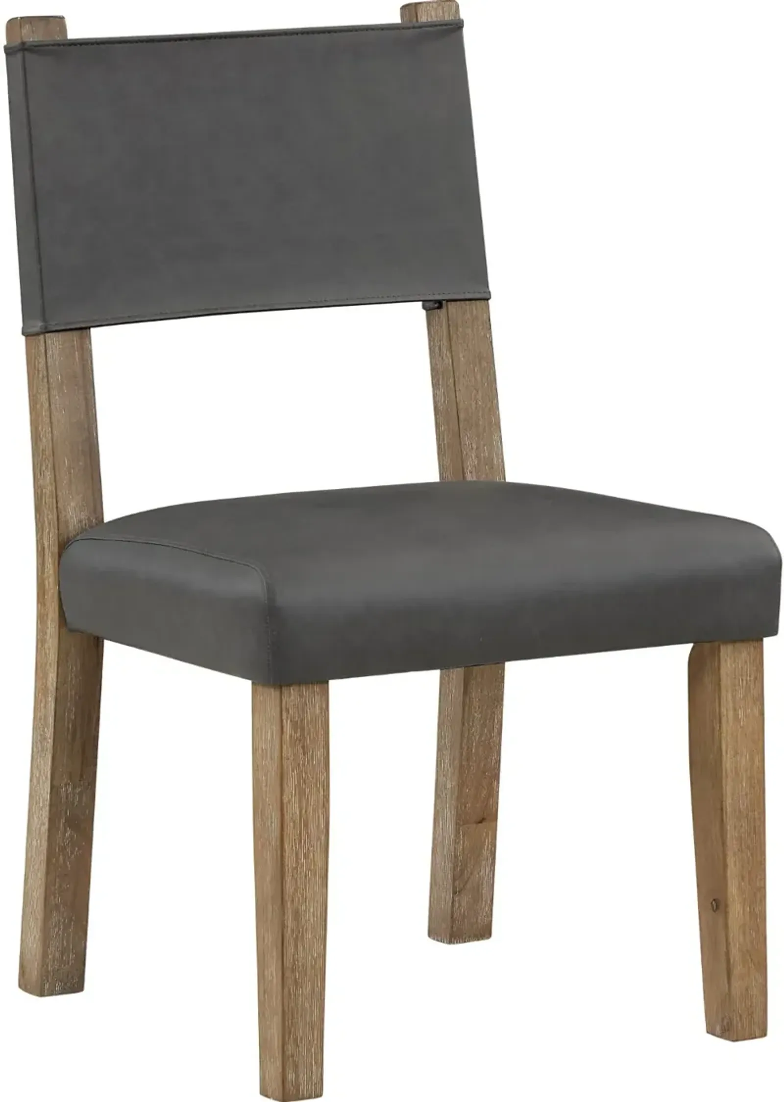 Aubrey Driftwood and Gray Dining Chair