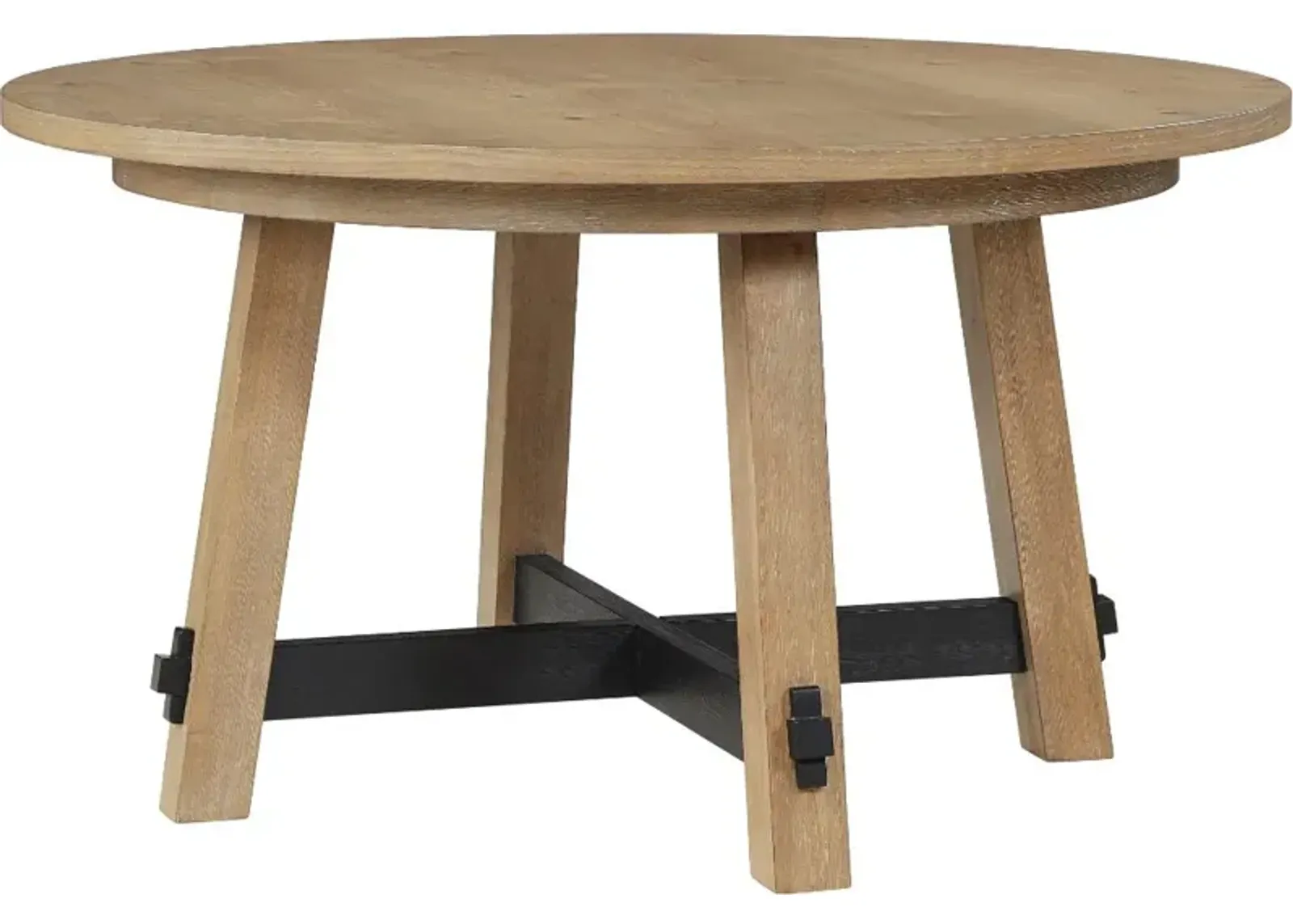 Aubrey Driftwood Round Dining Table