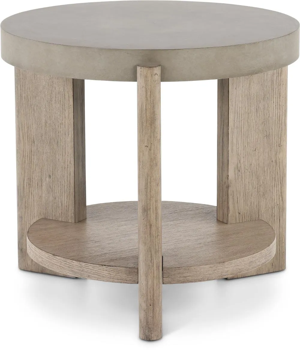 Affinity Faux Concrete End Table