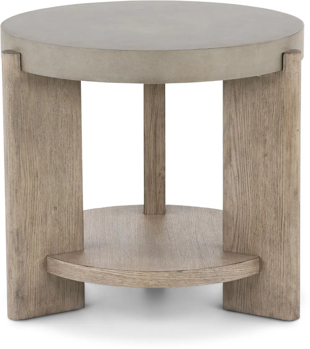 Affinity Faux Concrete End Table