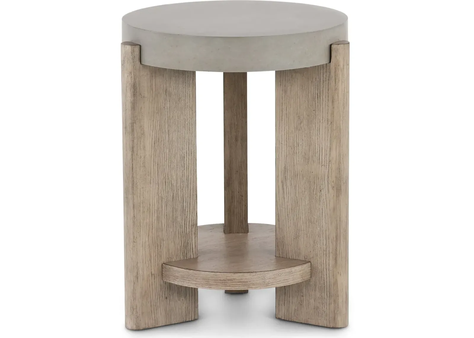 Affinity Faux Concrete Chairside Table