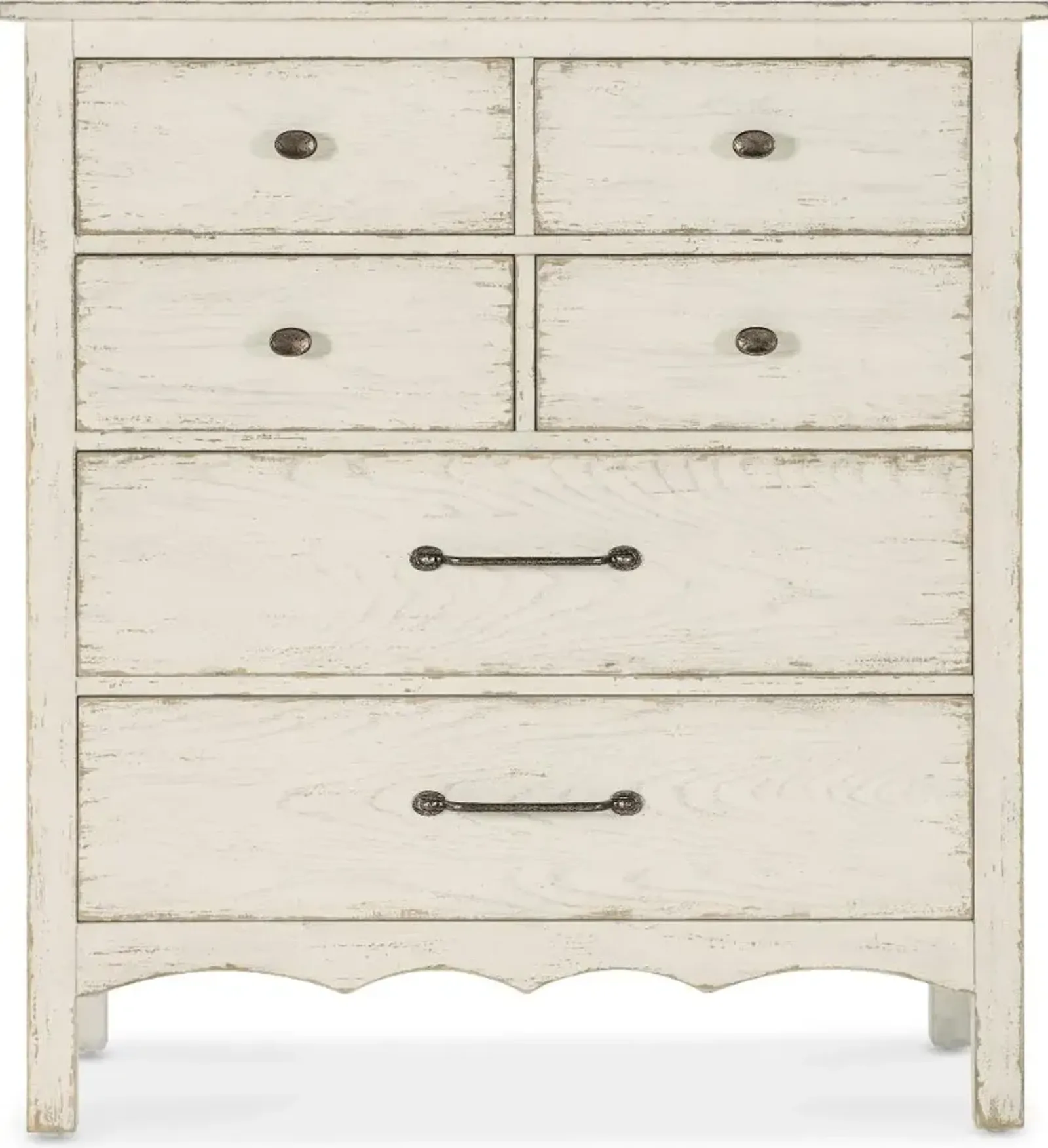 Americana Cream White Chest of Drawers