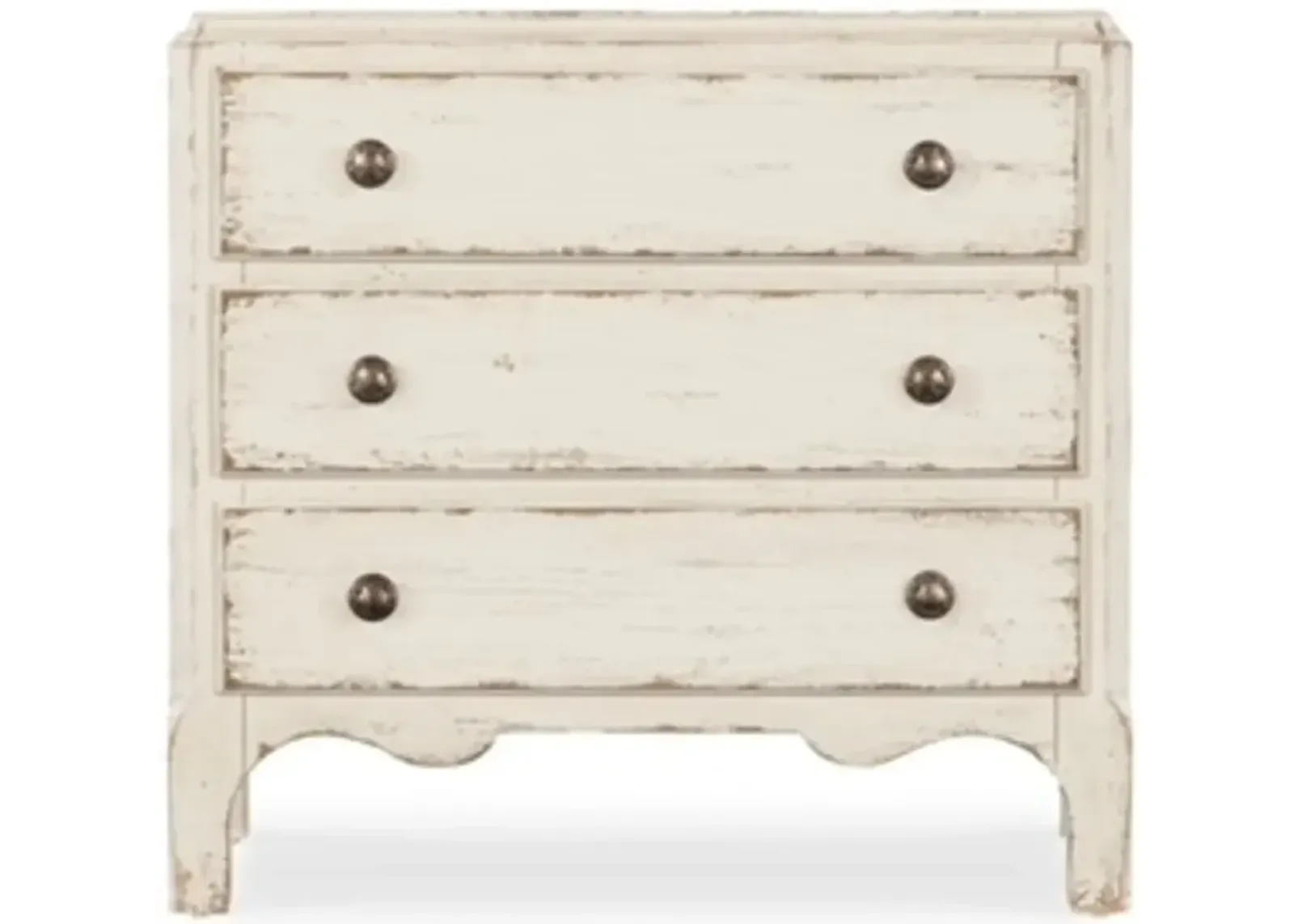 Americana Cream White Nightstand