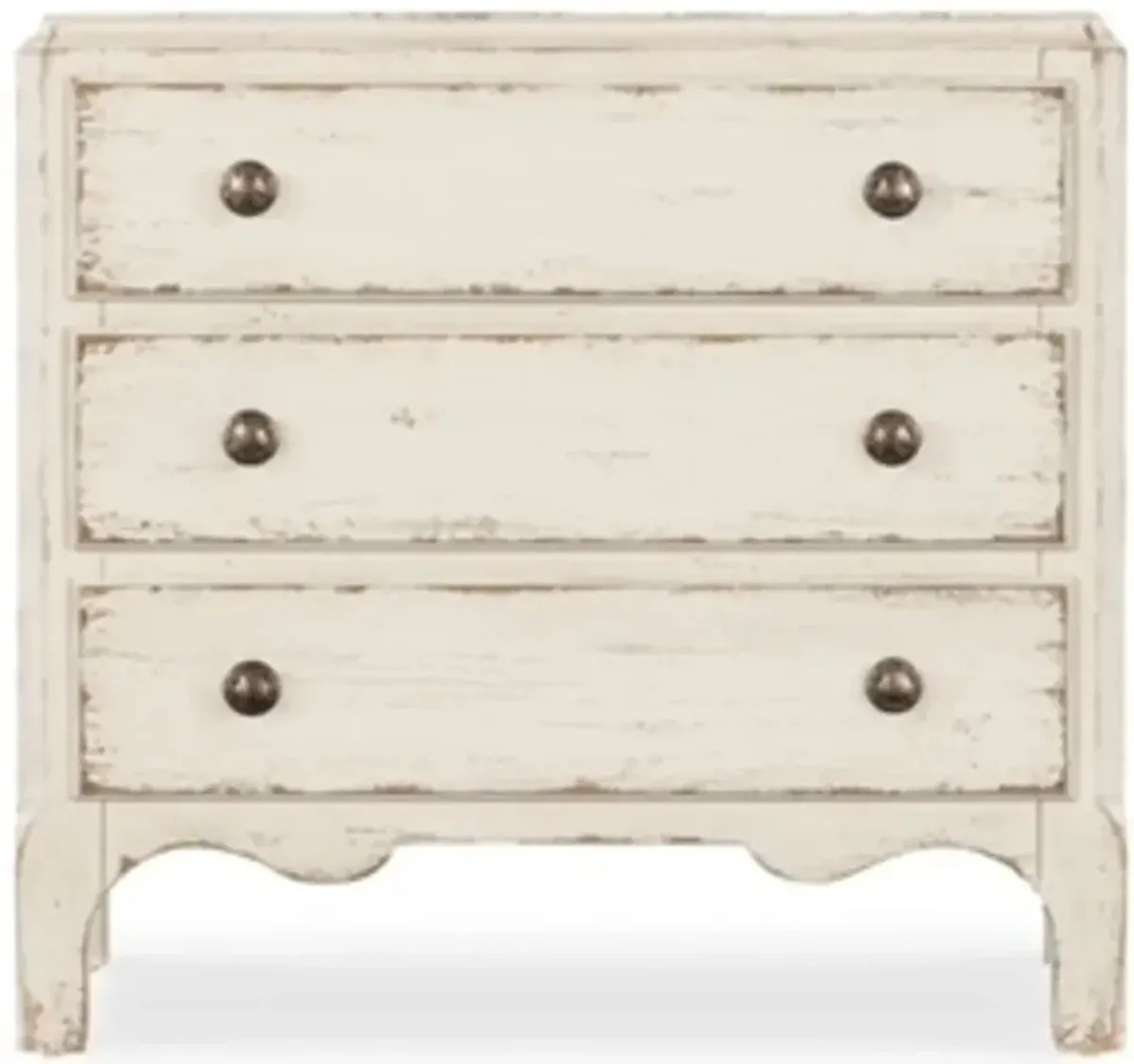 Americana Cream White Nightstand