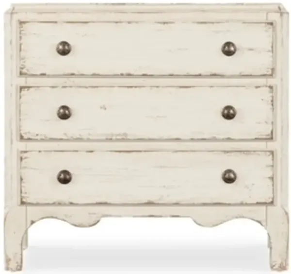 Americana Cream White Nightstand