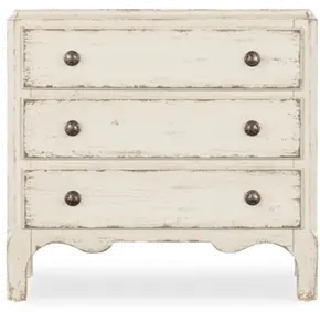 Americana Cream White Nightstand