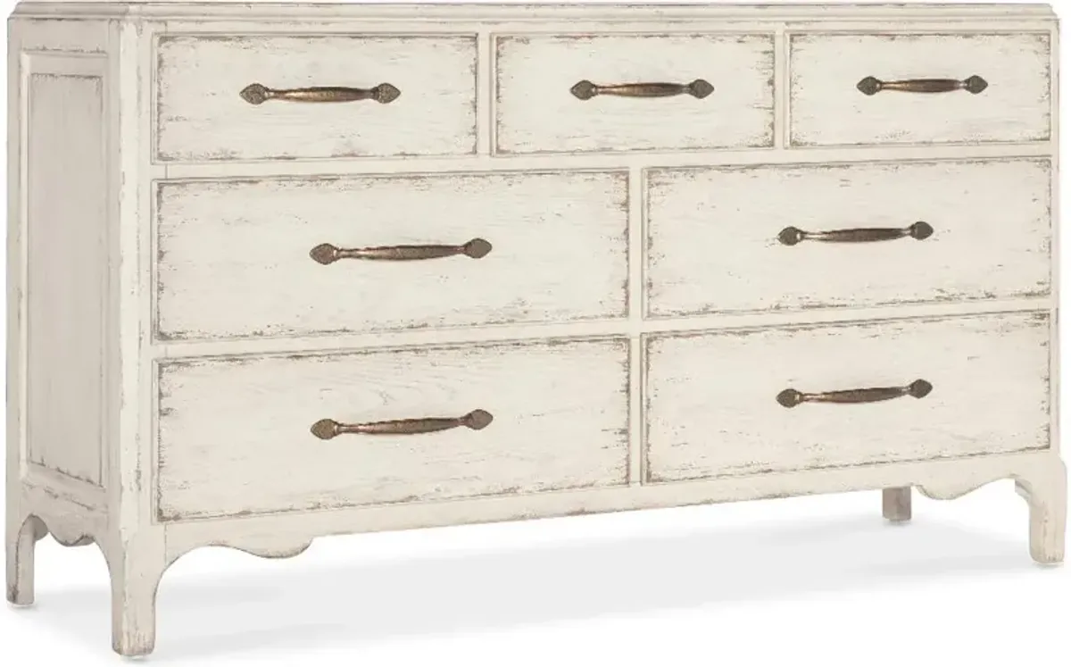 Americana Cream White Dresser