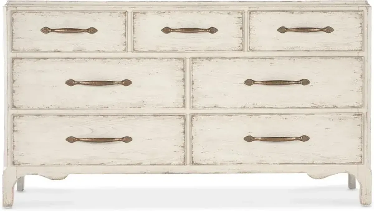 Americana Cream White Dresser