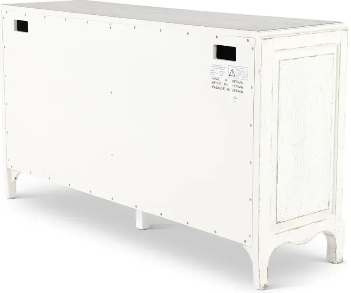 Americana Cream White Dresser