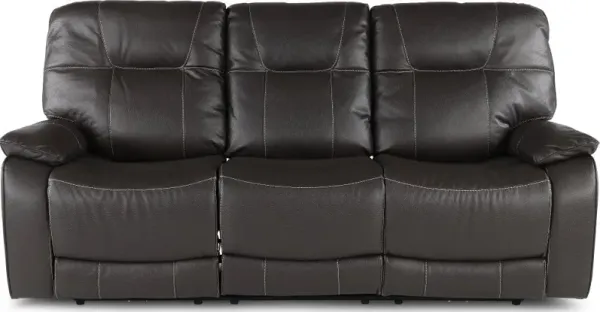 Axel Ozone Black Power Reclining Sofa