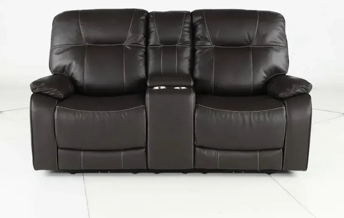 Axel Ozone Power Reclining Console Loveseat