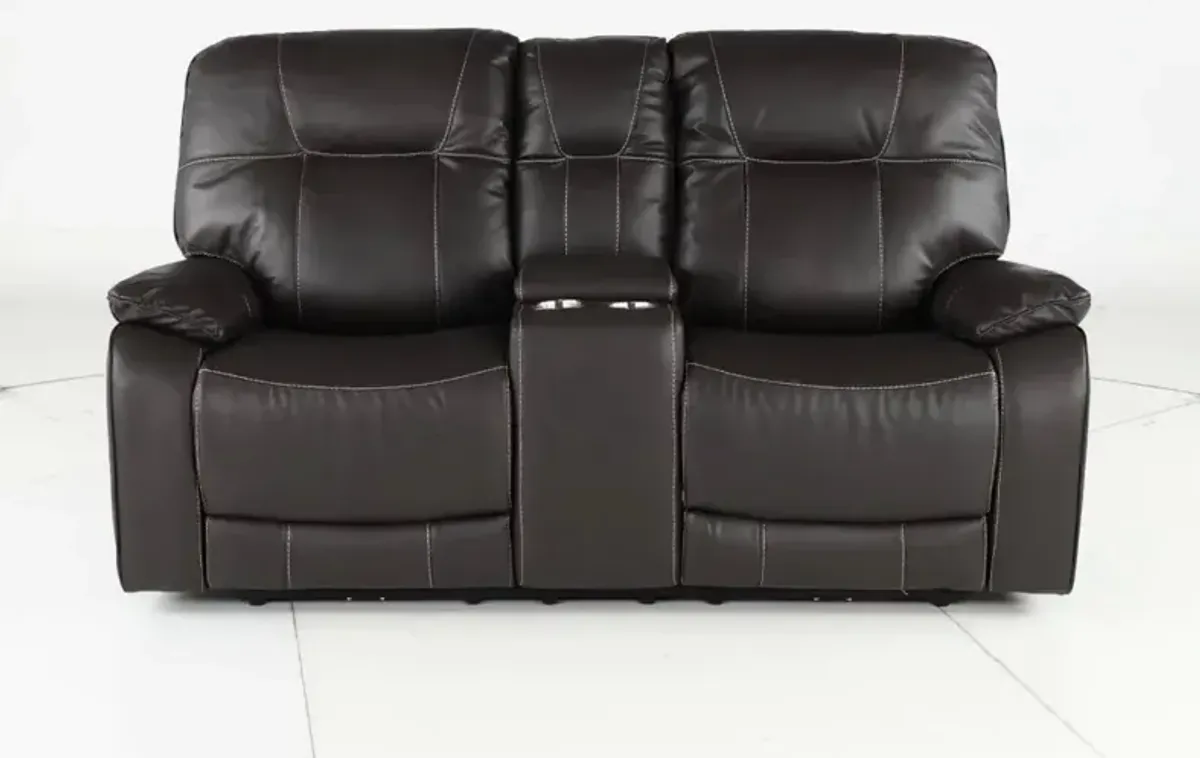 Axel Ozone Power Reclining Console Loveseat