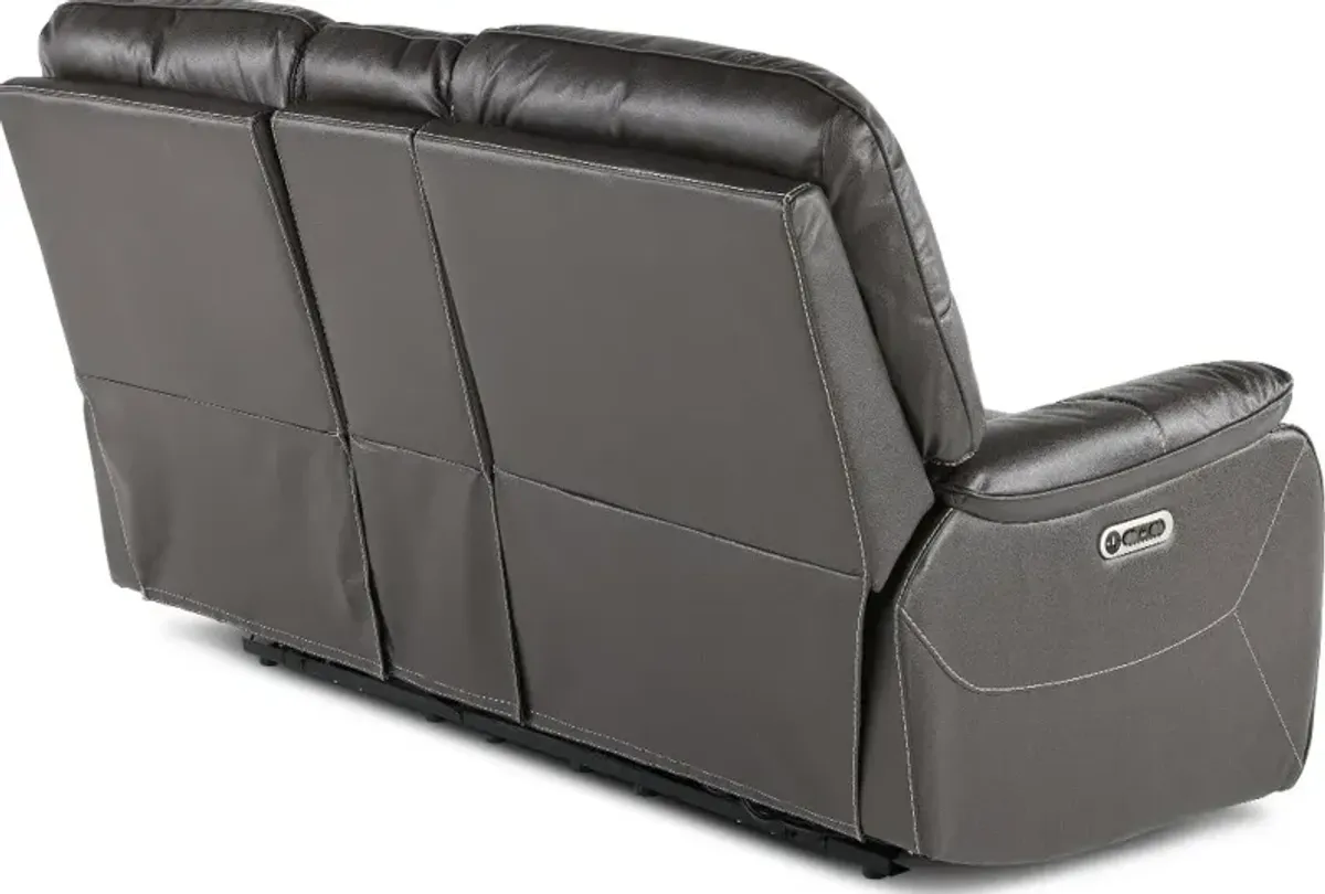 Axel Ozone Power Reclining Console Loveseat